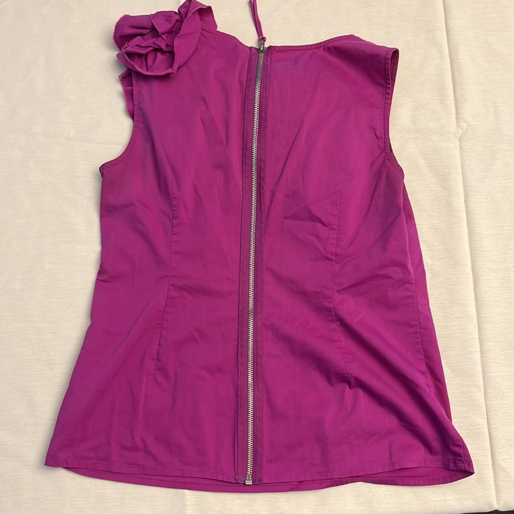 Pink zip up blouse - Picture 2 of 3